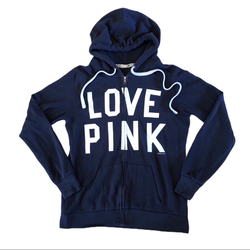 Victoria Secret PINK Zip Up Hoodie Sweatshirt